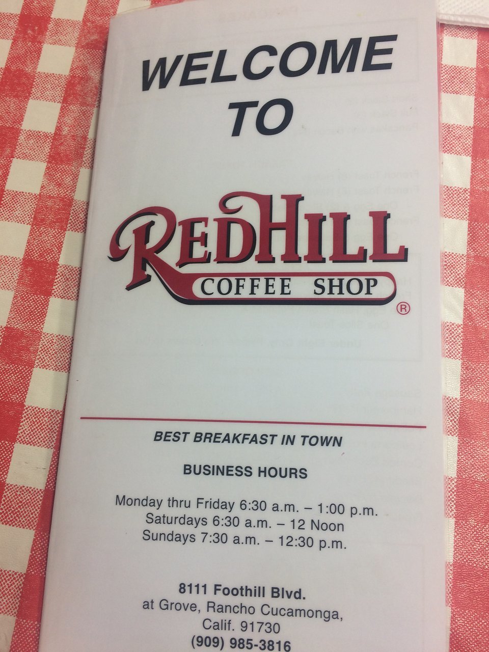 Red Hill Coffee Shop